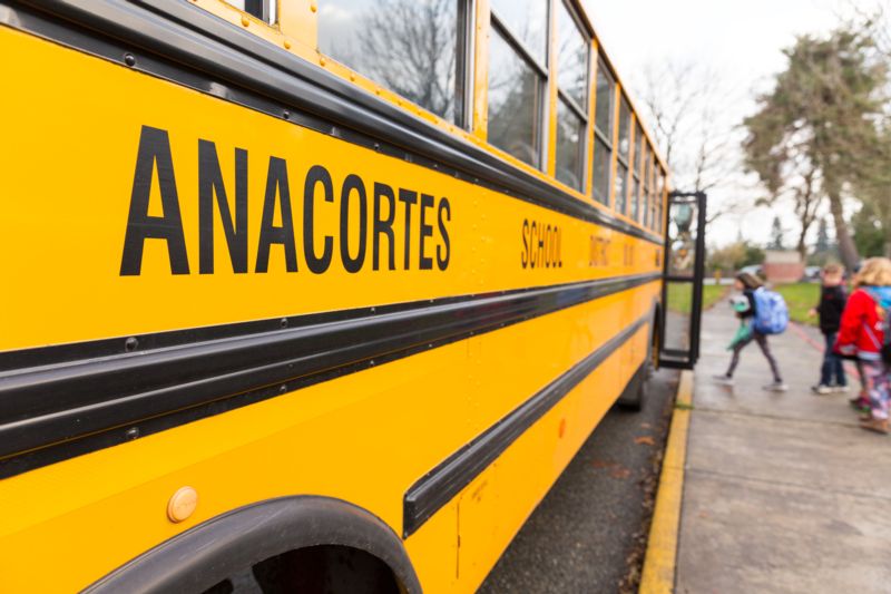 Image of Anacortes School District Bus